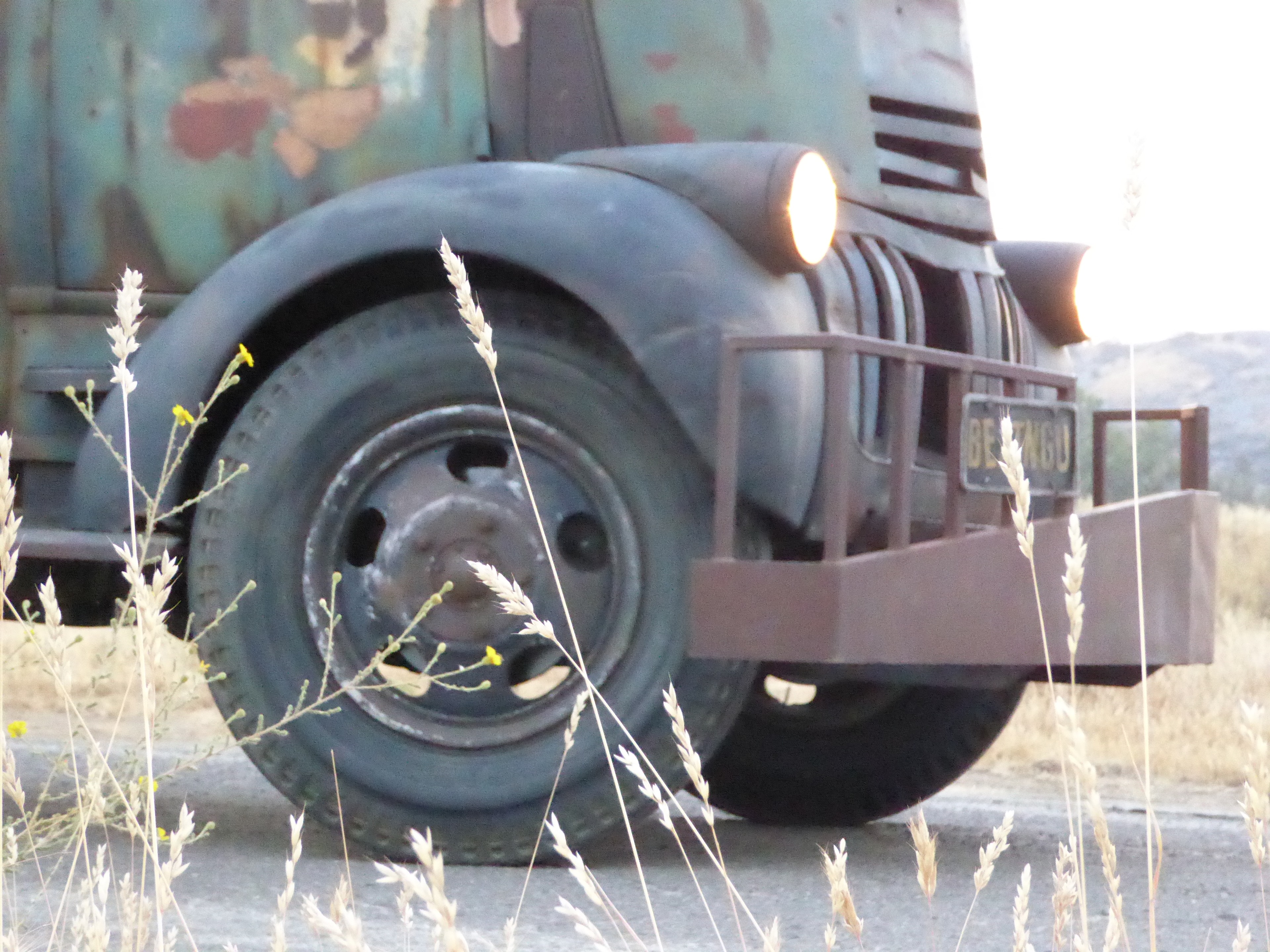 Truck exterior detail shot